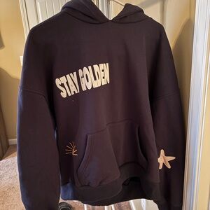 Stay Golden Black Hoodie